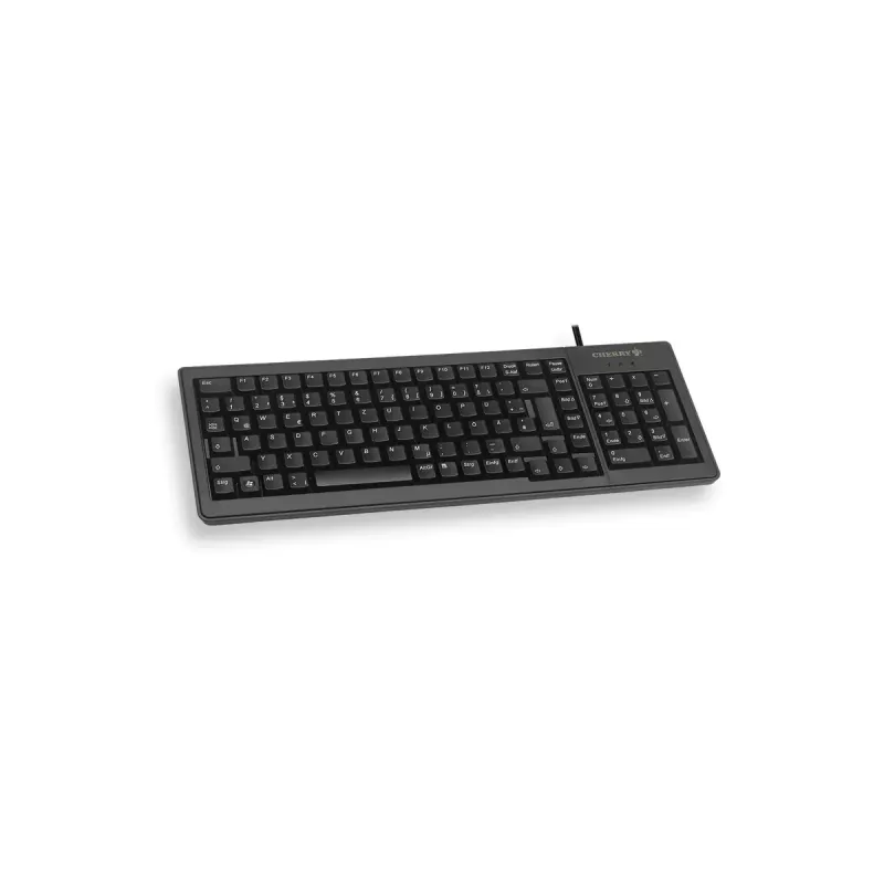 CHERRY XS G84-5200 KOMPAKTNE KLAVIATUUR, juhtmega, USB/PS2, must, (QWERTY – Ühendkuningriigi)