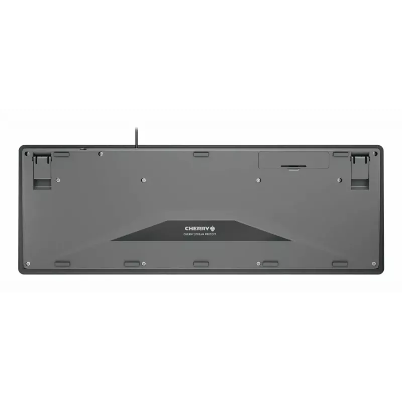Cherry STREAM PROTECT klaviatuur, prantsuse paigutus, must, USB