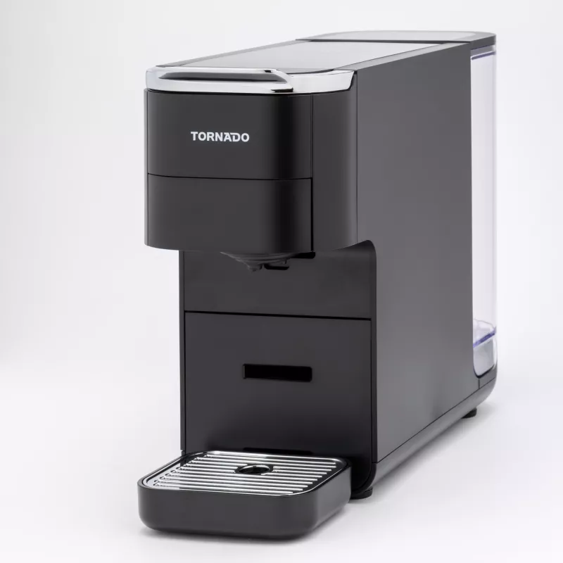 TORNADO TCM7042-GS | 5-ühes mitme kapsliga kohvimasin, kapselkohvimasin, 1,5 L, kohvikapsel, jahvatatud kohv, 1350 W, must