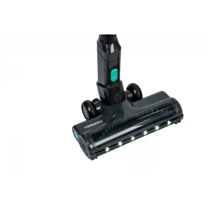 TORNADO VCHSD300GC | 300 W juhtmeta püsttolmuimeja HEPA-filtri ja LED-düüsi valgustusega