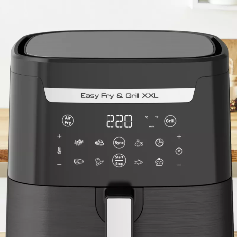 Kuumaõhufritüür Tefal Easy Fry & Grill EY8018 6,5 L 1,5 kg 1830 W puutetundlik LCD must eraldiseisev