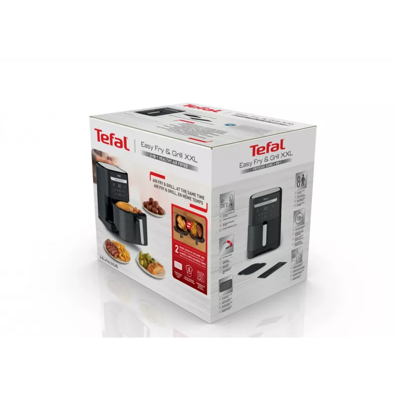 Kuumaõhufritüür Tefal Easy Fry & Grill EY8018 6,5 L 1,5 kg 1830 W puutetundlik LCD must eraldiseisev