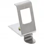 InLine Keystone kinnitus DIN-liistule, 1-pordiline, metallist