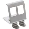 InLine Keystone kinnitus DIN-liistule, 2-pordiline, metallist
