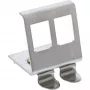InLine Keystone kinnitus DIN-liistule, 2-pordiline, metallist