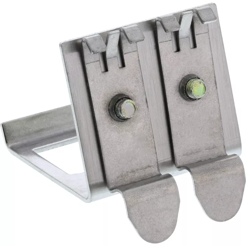 InLine Keystone kinnitus DIN-liistule, 2-pordiline, metallist