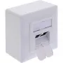 Pistikupesa InLine 76842A 2 x RJ-45 valge võrgukaabel Cat 6a