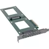 InLine 76660O sisemine U.2 adapter PCIe isane 4 Gbit/s