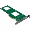 InLine 76660O sisemine U.2 adapter PCIe isane 4 Gbit/s