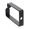 Kaabliklamber InLine 43x70mm metallist must – universaalne kaablihoidik, 12,3×70×55 mm