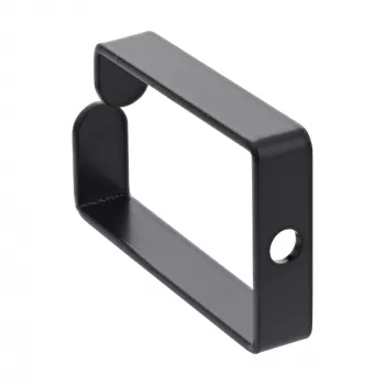Kaabliklamber InLine 43x70mm metallist must – universaalne kaablihoidik, 12,3×70×55 mm