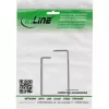 Kaabliklamber InLine 43x70mm metallist must – universaalne kaablihoidik, 12,3×70×55 mm