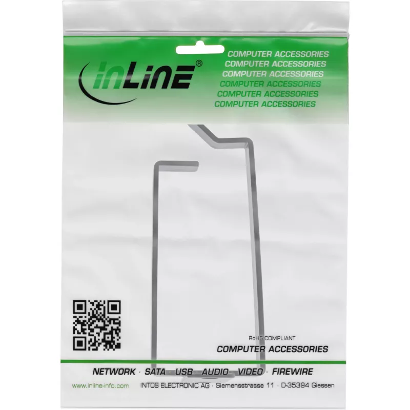 Kaabliklamber InLine 19110T metallist 44,4×102,8×80 mm must, universaalne