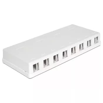 Pistikupesa korpus DeLOCK 86209 valge