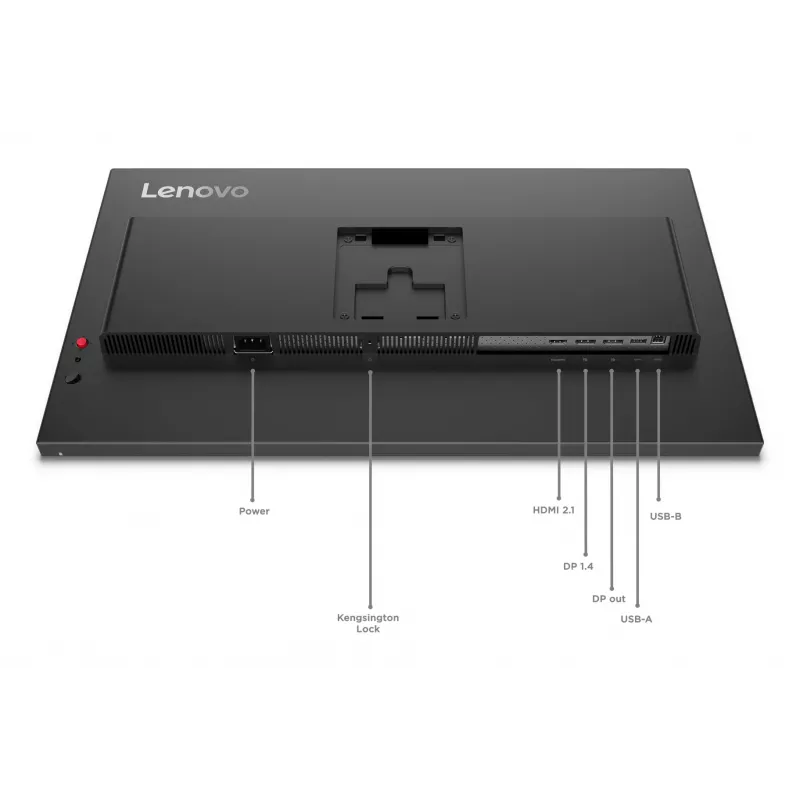 Lenovo ThinkVision P27Q-40 Monitor, 68,6 cm (27 tolli), 2560 x 1440 pikslit, Quad HD, LED, 6 ms, Must