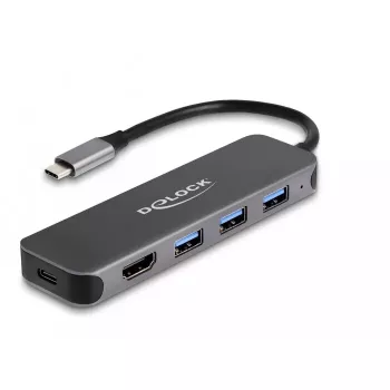 DeLOCK 64171 sülearvuti dokk USB 3.2 Gen 1 USB-C 85W Hall