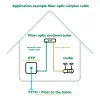 InLine fiiberoptiline simplekskaabel, FTTH, SC/APC8° - SC/APC8° 9/125µm OS2, 3 m