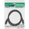 DisplayPort-kaabel InLine 15355, 0,5 m, DisplayPort–DisplayPort, must, 6 mm