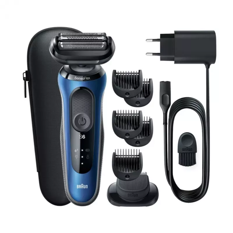 Braun Series 6 61-B1500s foolhabemenuga Trimmer Sinine