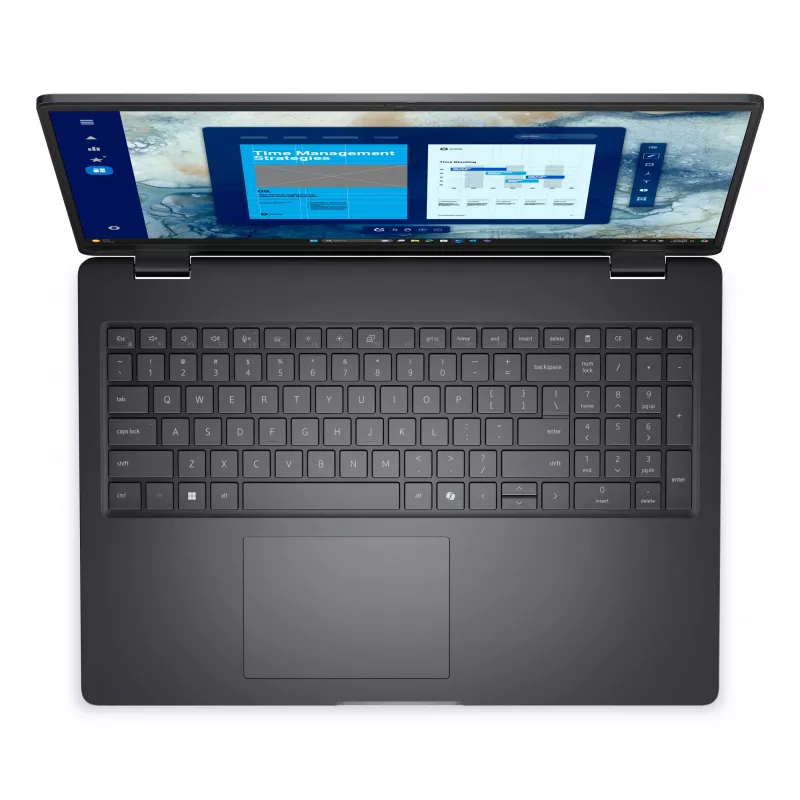 DELL Pro 16 PC16250 Intel Core Ultra 5 225U sülearvuti 40,6 cm (16 tolli) Full HD+ 16 GB DDR5-SDRAM 512 GB SSD Wi-Fi 6E (802.11ax) Windows 11 Pro saksa must