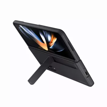 Mobiiltelefoni ümbris Samsung EF-OF93PCBEGWW Galaxy Z Fold4 jaoks, must, lauatoega