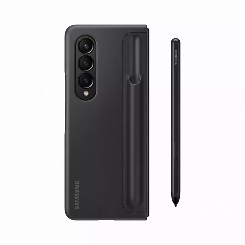 Mobiiltelefoni ümbris Samsung EF-OF93PCBEGWW Galaxy Z Fold4 jaoks, must, lauatoega