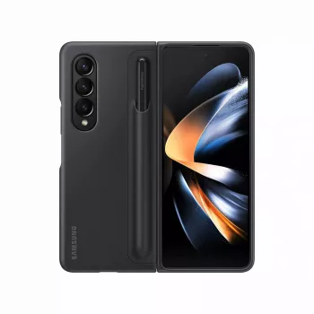 Mobiiltelefoni ümbris Samsung EF-OF93PCBEGWW Galaxy Z Fold4 jaoks, must, lauatoega
