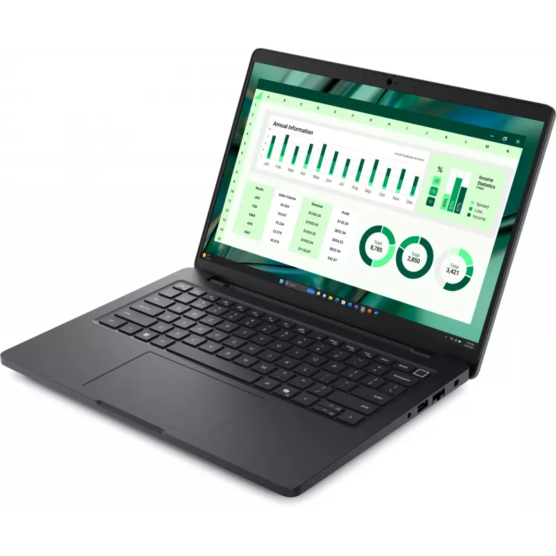 DELL Pro Max 14 MC14250 Intel Core Ultra 7 265H mobiilne tööjaam 35,6 cm (14 tolli) Full HD+ 32 GB LPDDR5x-SDRAM 1 TB SSD NVIDIA RTX PRO 500 Mustwell Wi-Fi 7 (802.11be) Windows 11 Pro saksa must