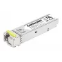 Intellinet Gigabit Fiiber WDM Kahesuunaline SFP Optiline Transiiverimoodul 1000Base-BX-D (LC) Ühemoodiline Port, 120 km (75 mi.), BiDi WDM (RX1490/TX1550), MSA-ühilduv Maksimaalse Ühilduvuse Tagamiseks, Hõbedane