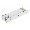Intellinet Gigabit Fiiber WDM Kahesuunaline SFP Optiline Transiiverimoodul 1000Base-BX-D (LC) Ühemoodiline Port, 120 km (75 mi.), BiDi WDM (RX1490/TX1550), MSA-ühilduv Maksimaalse Ühilduvuse Tagamiseks, Hõbedane