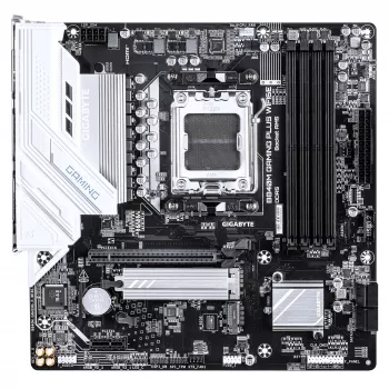 GIGABYTE B840M GAMING PLUS WIFI6E emaplaat - AMD Ryzen 9000 protsessorid, 8+2+2 faasiga VRM, kuni 8200MHz DDR5 (O.C), 2x PCIe 4.0 M.2, Wi-Fi 6E, 1GbE LAN, USB 3.2 Gen 2