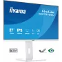 27-tolline IIYAMA ProLite XB2797QSU-W1 IPS Quad HD (2560x1440) LED-kuvar, 178° vaatenurk, USB 3.2 jaotur, kõlarid, VESA, kõrguse reguleerimine, valge