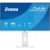 27-tolline IIYAMA ProLite XB2797QSU-W1 IPS Quad HD (2560x1440) LED-kuvar, 178° vaatenurk, USB 3.2 jaotur, kõlarid, VESA, kõrguse reguleerimine, valge
