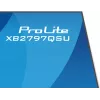 27-tolline IIYAMA ProLite XB2797QSU-W1 IPS Quad HD (2560x1440) LED-kuvar, 178° vaatenurk, USB 3.2 jaotur, kõlarid, VESA, kõrguse reguleerimine, valge
