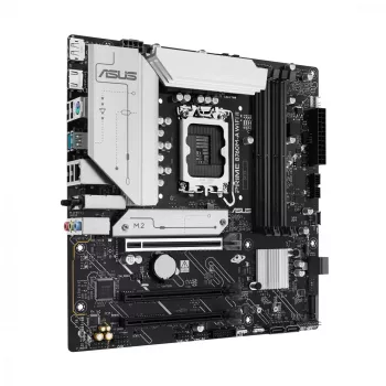 Emaplaat ASUS PRIME B760M-A WIFI II micro ATX, Intel B760, LGA 1700, DDR5, 4 DIMM-i pesa, kuni 256 GB, Wi-Fi 6E, 2,5 Gb Ethernet
