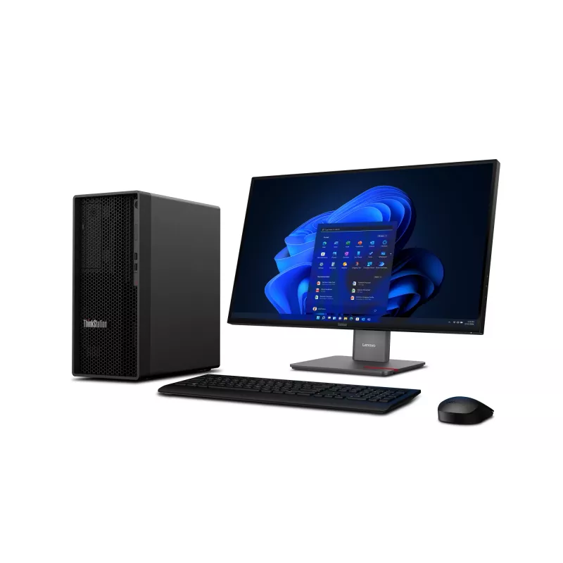Lenovo ThinkStation P2 Tower Gen 2 Intel Core Ultra 7 265 32 GB DDR5-SDRAM 512 GB SSD Windows 11 Pro Tööjaam Must