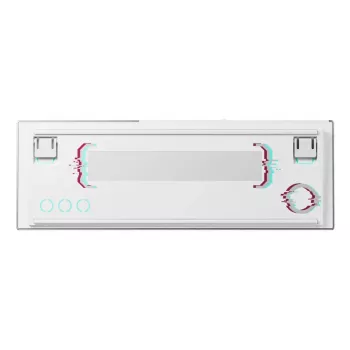 Juhtmevaba mänguklaviatuur Cherry MX 8.2 Pro TMR — Tenkeyless 88 klahvi, USB + RF + Bluetooth, Magnet-mehaanilised lülitid, RGB, Hõbe/Valge