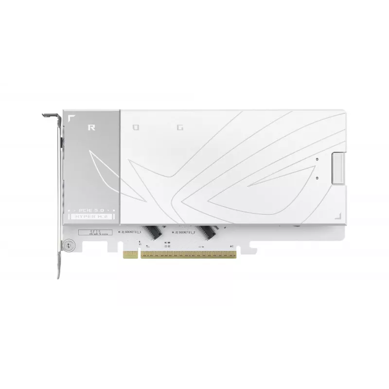 Emaplaat ASUS ROG CROSSHAIR X870E GLACIAL — AMD X870E, pesa AM5, E-ATX, DDR5, kuni 256 GB, Wi‑Fi 7, 10Gb Ethernet