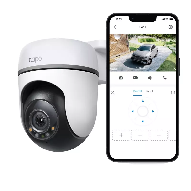TP-Link Tapo TC41 V2 Sfääriline IP turvakaamera Sise- ja välistingimustes 2304 x 1296 pikslit Lagi/Sein/Post