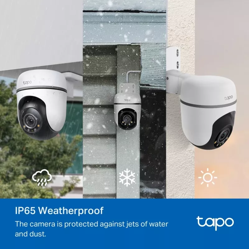 TP-Link Tapo TC41 V2 Sfääriline IP turvakaamera Sise- ja välistingimustes 2304 x 1296 pikslit Lagi/Sein/Post