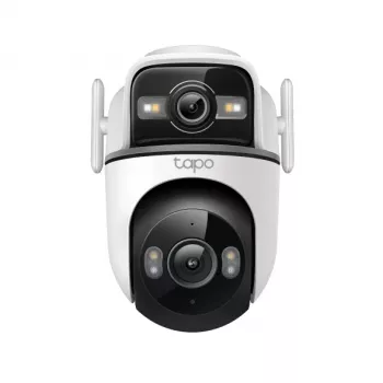 Kuppel-tüüpi IP turvakaamera TP-Link Tapo TC47 — 2304×1296, 6 mm objektiiv, 360° horisontaalne, sise-/välistingimustesse, lakke paigaldatav, juhtmega ja Wi‑Fi