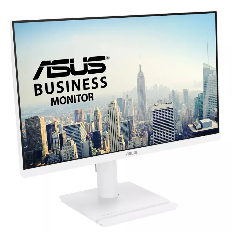27-tolline ASUS VA279QGS-W LCD-kuvar, 1920x1080 Full HD, IPS, 1 ms, 350 cd/m², USB 3.2 jaotur, kõlarid, VESA, kõrguse reguleerimine, valge