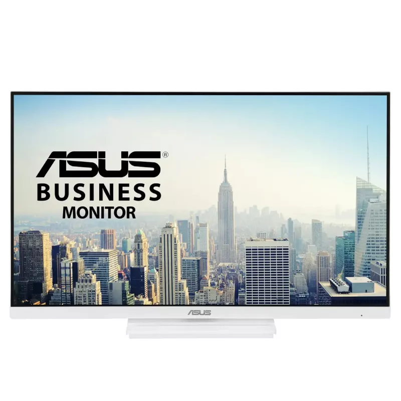 27-tolline ASUS VA279QGS-W LCD-kuvar, 1920x1080 Full HD, IPS, 1 ms, 350 cd/m², USB 3.2 jaotur, kõlarid, VESA, kõrguse reguleerimine, valge