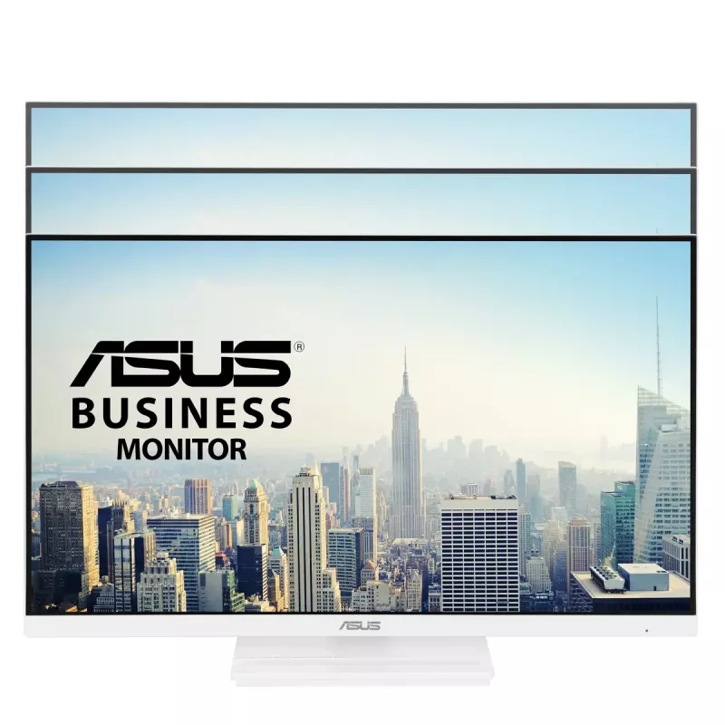 27-tolline ASUS VA279QGS-W LCD-kuvar, 1920x1080 Full HD, IPS, 1 ms, 350 cd/m², USB 3.2 jaotur, kõlarid, VESA, kõrguse reguleerimine, valge
