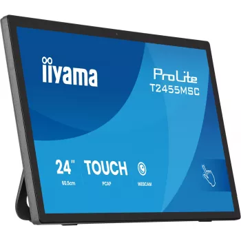 Puutetundlik juhtpaneel IIYAMA T2455MSC-B2 23,8 tolli IPS 1920×1080, kõlarid, VESA, must