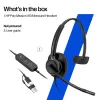 Juhtmega stereo peakomplekt HP Poly Mission 425 Classic USB, ülekõrvaklapid, 126 g