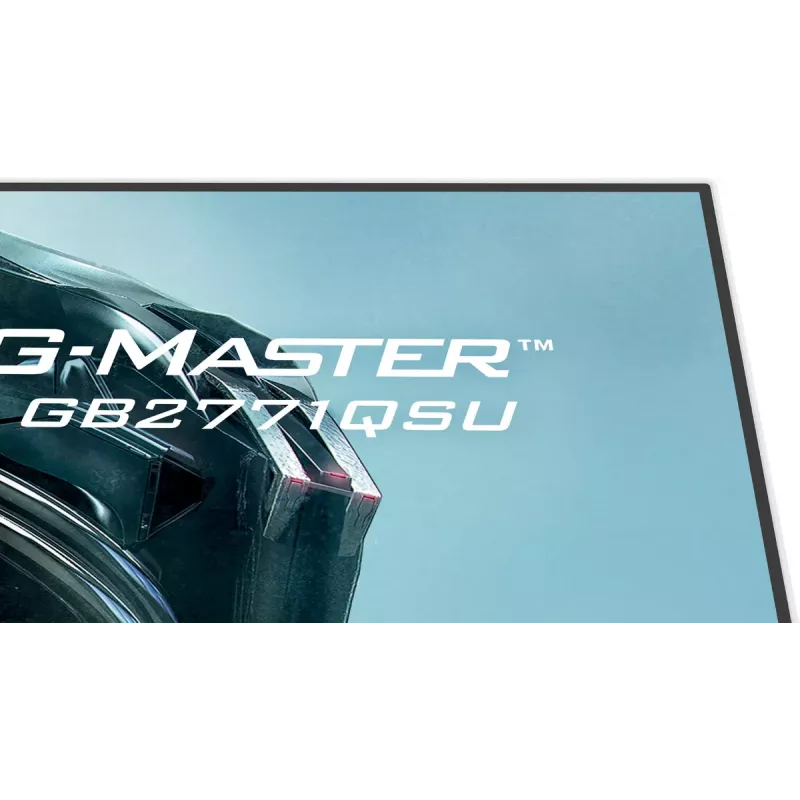27-tolline iiyama G-MASTER GB2771QSU-W1 monitor, 2560×1440 WQHD, Fast IPS, 2 ms, USB 3.2 jaotur, kõlarid, VESA, kõrguse reguleerimine (valge)
