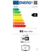 Hisense U7Q PRO 85U7Q PRO 2.16 m (85-tolline) 4K Ultra HD nutiteler Wi-Fi Must 500 cd/m²