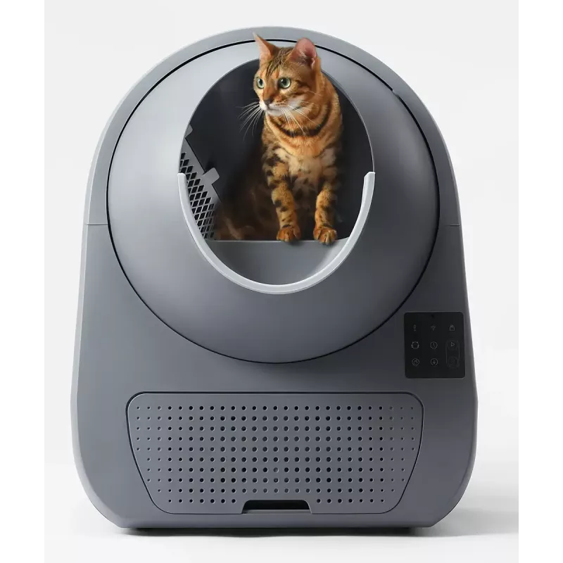 Isepuhastuv kassiliivakast Catlink Pro-X Luxury — 65 L mahutavus, hall, 580×600 mm