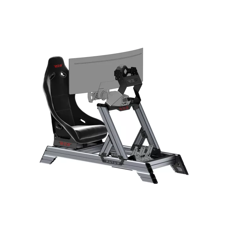 Res-Tech SMART COCKPIT + GT SEAT (BUNDLE), Võidusõidu kokpit, Must, Hall, Akrüülnitriilbutadieenstüreen (ABS), Alumiinium, 52 kg, Itaalia